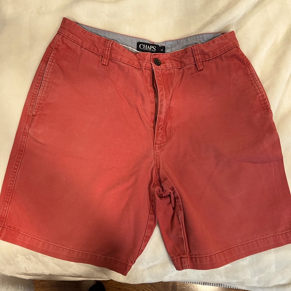 Chaps Red shorts size 32